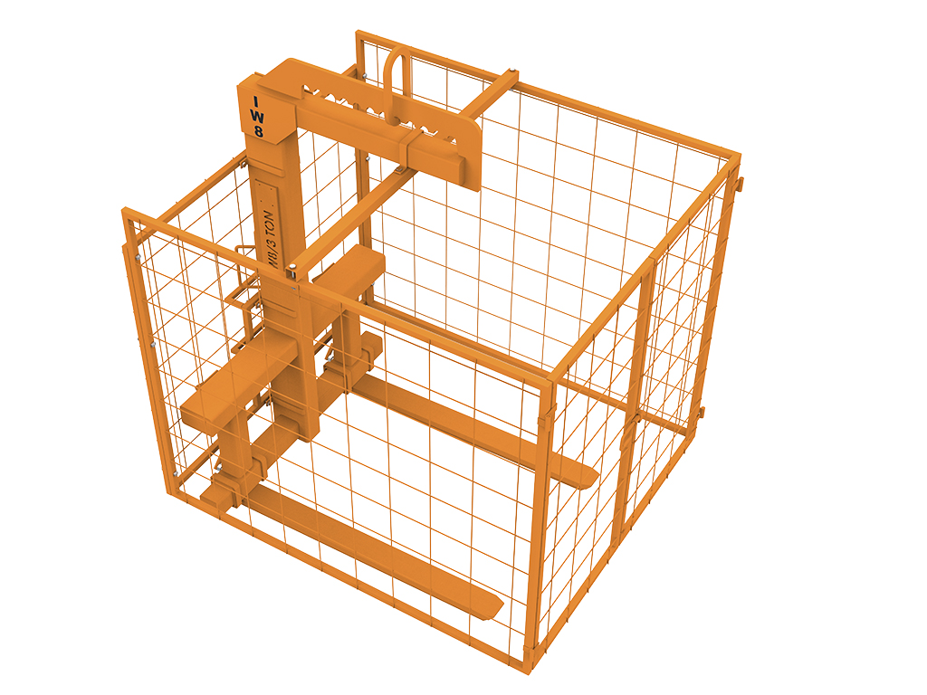 Garfo Paleteiro 3ton com Gaiola 1,5m