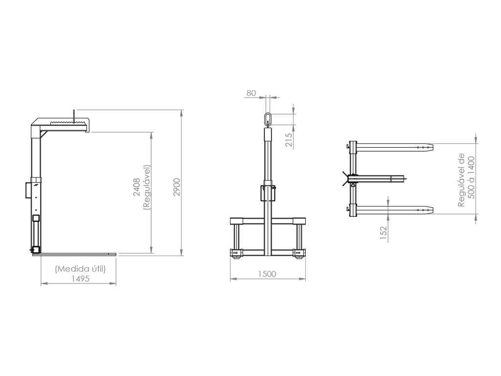 Garfo Porta Pallet