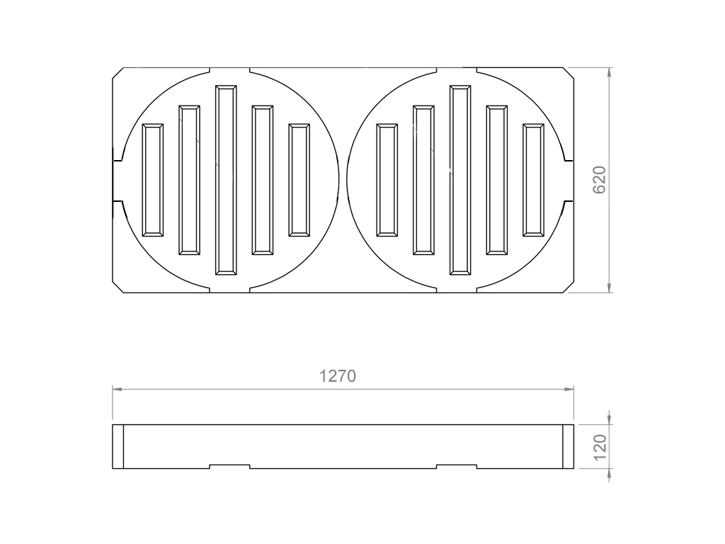 Grade de contenção para pallet