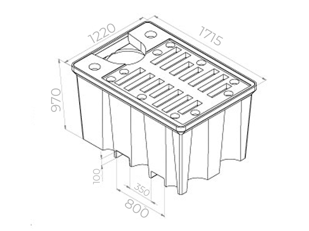 Pallet Contenção Produtos Químicos