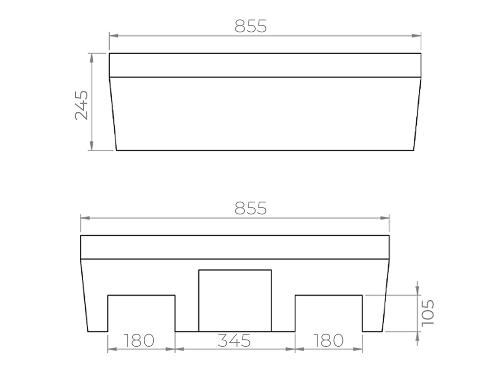 Pallet de Contenção para 1 Tambor